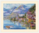 Alpine Village Counted Cross Stitch Kit (image for) Alpine Village Counted Cross Stitch Kit